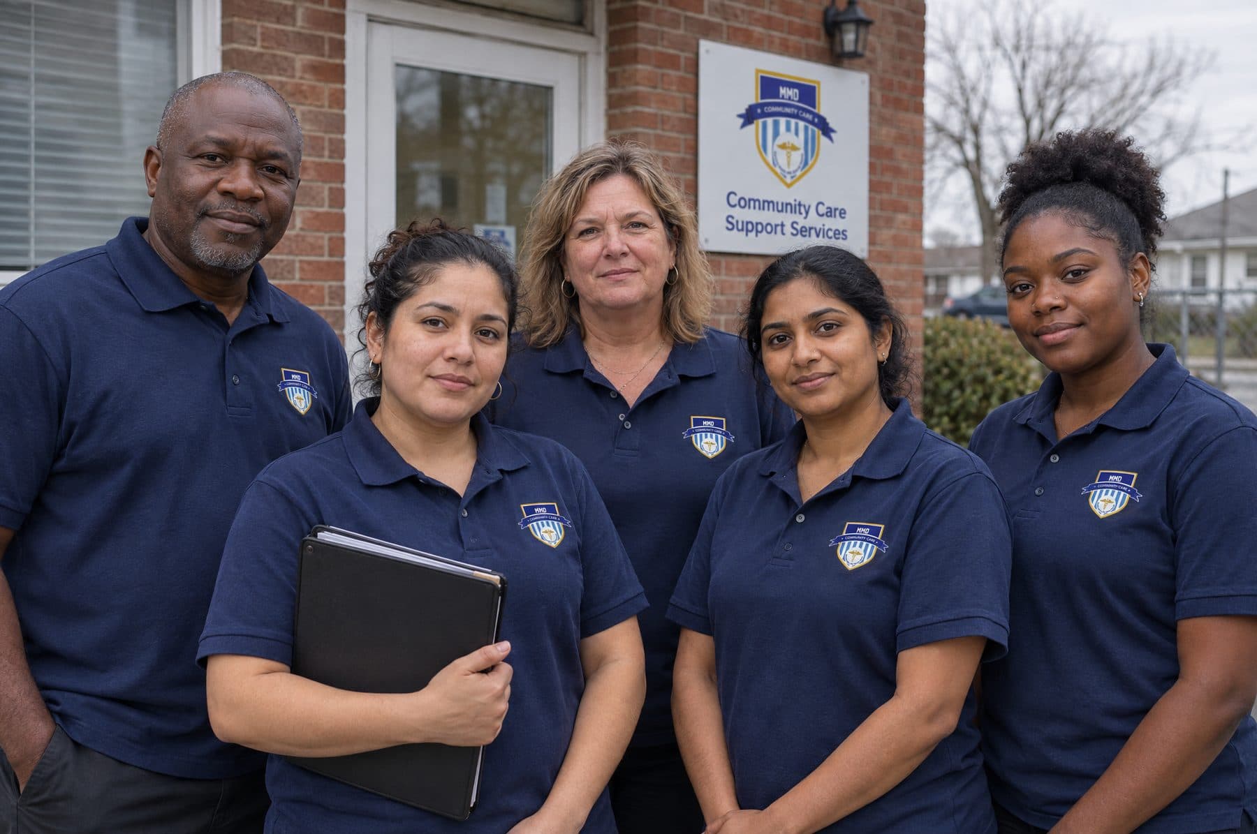 MMD Direct Support Professionals outside the South Plainfield office